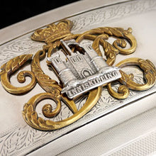 Load image into Gallery viewer, The Inniskilling Dragoons - A George VI Officer’s Silver Pouch Flap Box, 1936