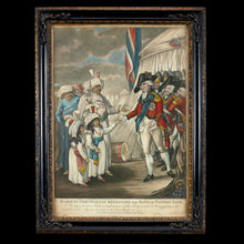 Load image into Gallery viewer, Engraving - Marquis Cornwallis and the Sons of Tippoo Saib as Hostages (1792), 1796