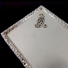 Load image into Gallery viewer, HM Queen Elizabeth The Queen Mother Royal Presentation Silver Table Box, 1962