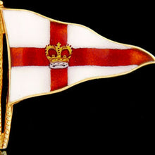 Load image into Gallery viewer, Royal Yacht Squadron Burgee Brooch