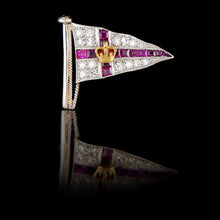 Load image into Gallery viewer, Royal Yacht Squadron Burgee Brooch