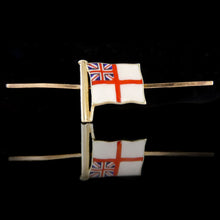 Load image into Gallery viewer, Royal Navy White Ensign Bar Brooch, 1970