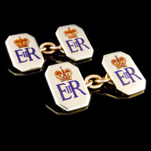 Load image into Gallery viewer, Elizabeth II Royal Presentation Cufflinks
