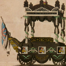 Load image into Gallery viewer, Engraving - Lord Nelson’s Grand Funeral Car, 1806