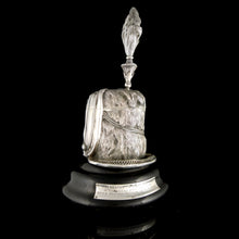 Load image into Gallery viewer, 4th (Queen’s Own) Hussars - Silver Busby Snuff Mull, 1935