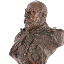 Load image into Gallery viewer, Bust of King Edward VII (1841-1910) by Hans Muller, 1901