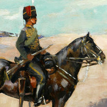 Load image into Gallery viewer, The 7th (The Queen’s Own) Hussars - Mounted Trooper by William Kennedy, 1885