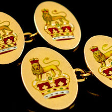 Load image into Gallery viewer, Pair of Royal Presentation Cufflinks, 1890