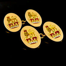 Load image into Gallery viewer, Pair of Royal Presentation Cufflinks, 1890