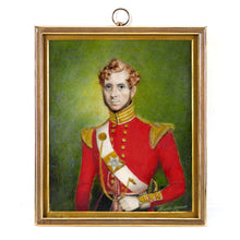 Load image into Gallery viewer, Portrait Miniature an Officer of the 26th Cameronians by Jiwan Ram, 1834