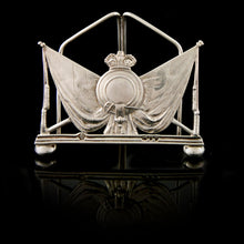 Load image into Gallery viewer, A Victorian Regimental Menu Holder, 1894