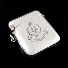 Load image into Gallery viewer, 4th Bn Hampshire Regiment (T) - Vesta Case, 1911