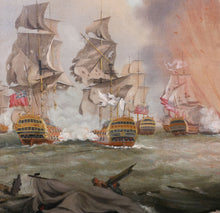 Load image into Gallery viewer, The Battle of Cape St Vincent (1780) after Richard Paton, 1780