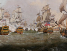 Load image into Gallery viewer, The Battle of Cape St Vincent (1780) after Richard Paton, 1780