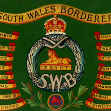 Load image into Gallery viewer, The South Wales Borderers - Drum Maker’s Pattern Plaque, 1925