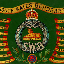 Load image into Gallery viewer, The South Wales Borderers - Drum Maker’s Pattern Plaque, 1925