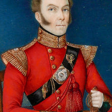 Load image into Gallery viewer, Company School Portrait Miniature of an Officer of the 31st Bengal Light Infantry, 1856