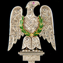 Load image into Gallery viewer, Blues & Royals Eagle Brooch, 1920