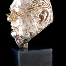 Load image into Gallery viewer, Miniature Portrait Bust of Winston Churchill by Georges Weil, 1966