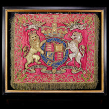Load image into Gallery viewer, A Victorian Household Cavalry Fanfare Banner, 1870