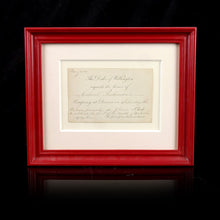 Load image into Gallery viewer, Waterloo Banquet - Invitation to Colonel Parkinson, 33rd Foot, 1836