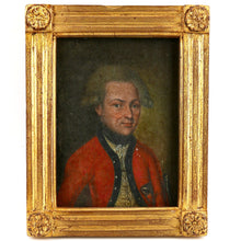 Load image into Gallery viewer, English School - Small Portrait of an Hanoverian 18th Century Officer, 1775