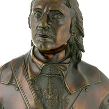 Load image into Gallery viewer, Desk Bust of Oliver Cromwell, Lord Protector, 1860