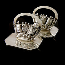 Load image into Gallery viewer, A Pair of George V Royal Navy Menu Holders, 1925