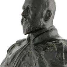 Load image into Gallery viewer, Small Bronze Bust of King Edward VII by Sydney March, 1901