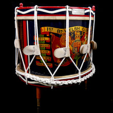 Load image into Gallery viewer, Welsh Guards - 1st Battalion Presentation Drum Table, 1965