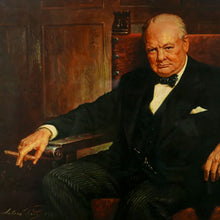 Load image into Gallery viewer, Second World War Winston Churchill Portrait Print, 1943