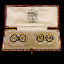 Load image into Gallery viewer, George V and Queen Mary Royal Presentation Cufflinks