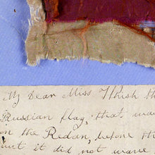 Load image into Gallery viewer, Crimean War - Russian Flag Fragment, 1855 