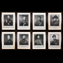 Load image into Gallery viewer, Engravings - A Set of Eight portraits of George III And His Sons, 1806-1821