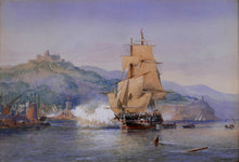 Load image into Gallery viewer, Capture of Begur by HMS Hydra, (1807) - W.F. Mitchell, 1886