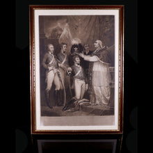 Load image into Gallery viewer, Engraving - The Presentation of 12th Light Dragoons Officers to Pope Pius VI, 1813