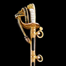 Load image into Gallery viewer, Royal Navy Sword Brooch