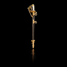 Load image into Gallery viewer, Royal Navy Sword Brooch