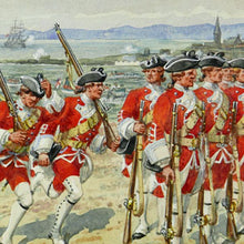 Load image into Gallery viewer, 17th Leicestershire Regiment; Capture of Louisberg - Richard Simkin, 1890
