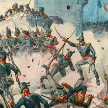 Load image into Gallery viewer, 5/60th Royal Americans at the Storming of Ciudad Rodrigo (1812) - Richard Simkin, 1890