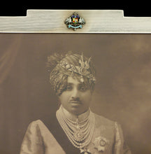 Load image into Gallery viewer, Princely India - Maharaja of Jodhpur Presentation Portrait Photograph Frame, 1936