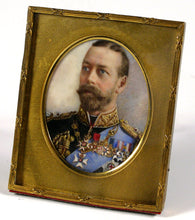 Load image into Gallery viewer, A Portrait Miniature of King George V, Circa 1930