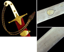 Load image into Gallery viewer, Historic and Symbolic Sword Worn by The First Viceroy of India, Blade, circa 1840; hilt and scabbards circa 1856
