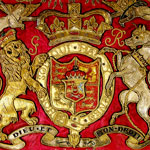 Load image into Gallery viewer, A George III Royal Horse Guards Fanfare Trumpet Banner, Circa 1816
