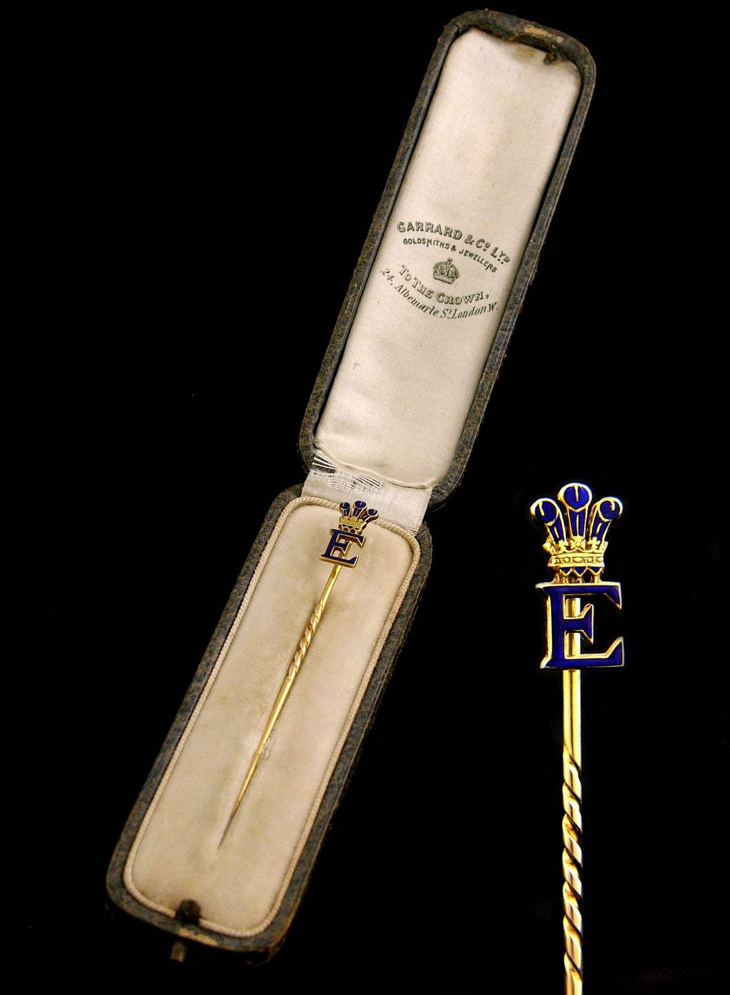 A Royal Presentation Edward, Prince of Wales Stick Pin, Circa 1920