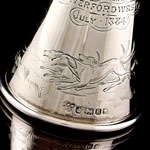 Load image into Gallery viewer, Hunting Horn Presented to John Lort Stokes, shipmate of Charles Darwin in H.M.S. Beagle