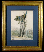 Load image into Gallery viewer, Study of a Premier Empire Trompettiste des Dragons Impératrice de la Garde