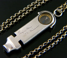 Load image into Gallery viewer, Captain (later Field Marshal 1st Earl) Haig’s Silver Combination Whistle and Compass