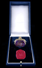 Load image into Gallery viewer, Calabrian Free Corps - A British Peninsula Officer’s Gold and Amethyst Fob Seal, Circa 1830