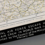 Load image into Gallery viewer, A Second World War R.A.F. Silk Escape Map, Circa 1940-45